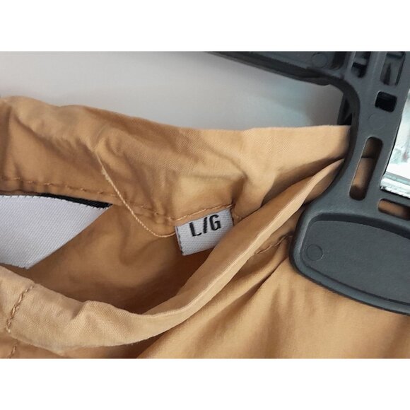 New Refuge Retro Slouchy Oversized Grunge Parachute Pants Light Cinnamon Size L - Picture 7 of 9